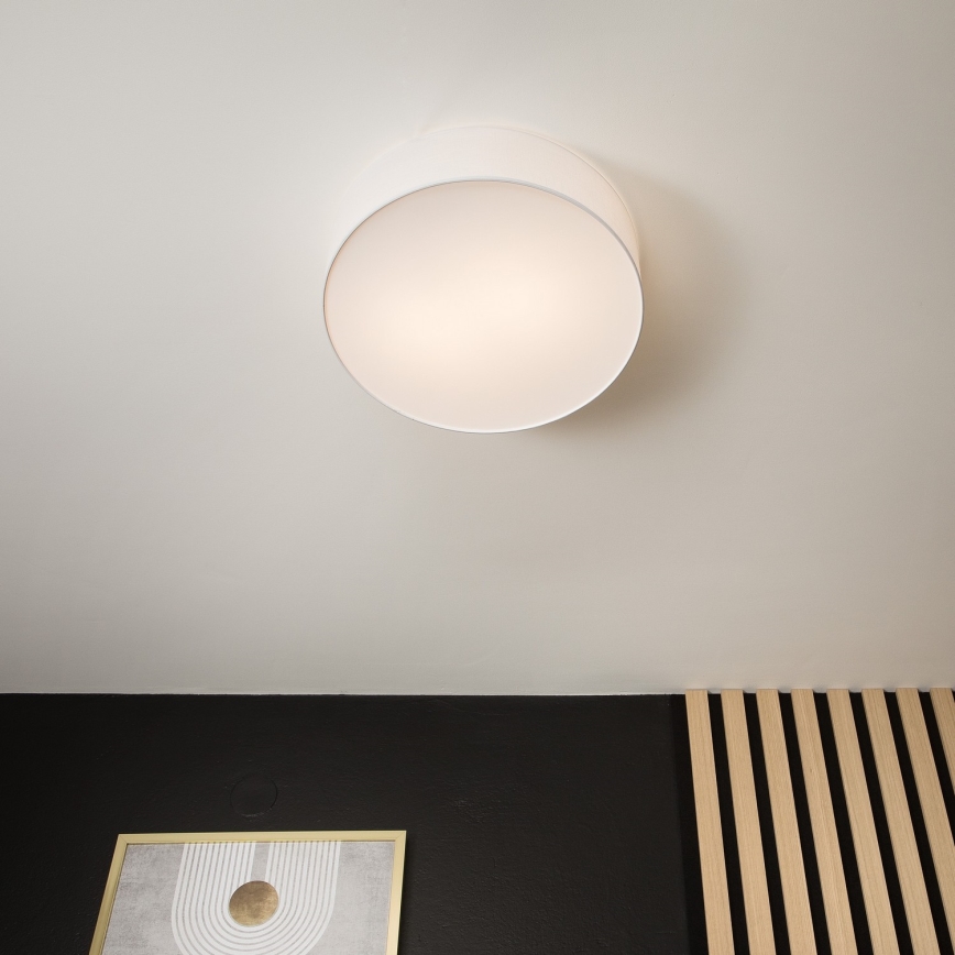 Plafoniera SIRJA 2xE27/15W/230V Ø 45 cm bianca