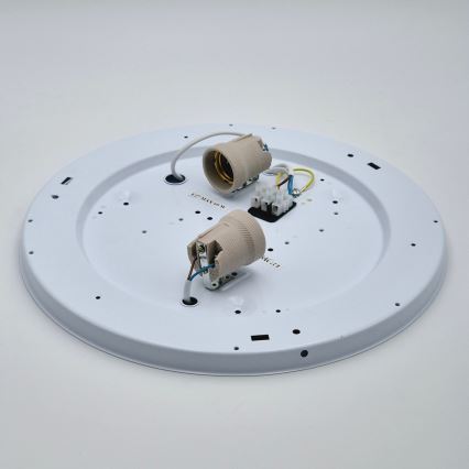 Plafoniera SIRJA 2xE27/15W/230V Ø 45 cm bianca