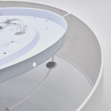 Plafoniera SIRJA 2xE27/15W/230V Ø 45 cm bianca