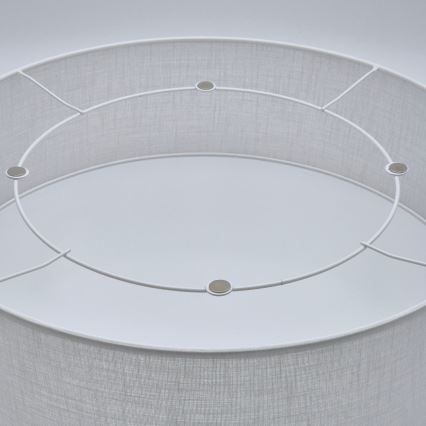 Plafoniera SIRJA 2xE27/15W/230V Ø 45 cm bianca