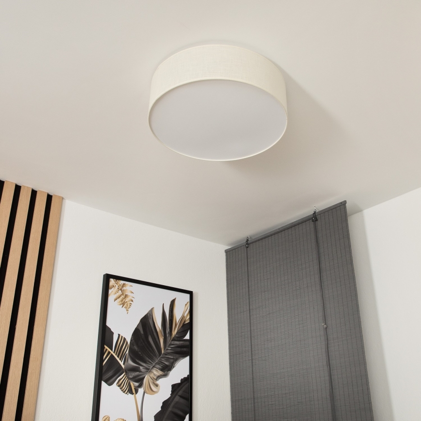 Plafoniera SIRJA 2xE27/15W/230V Ø 45 cm colore crema