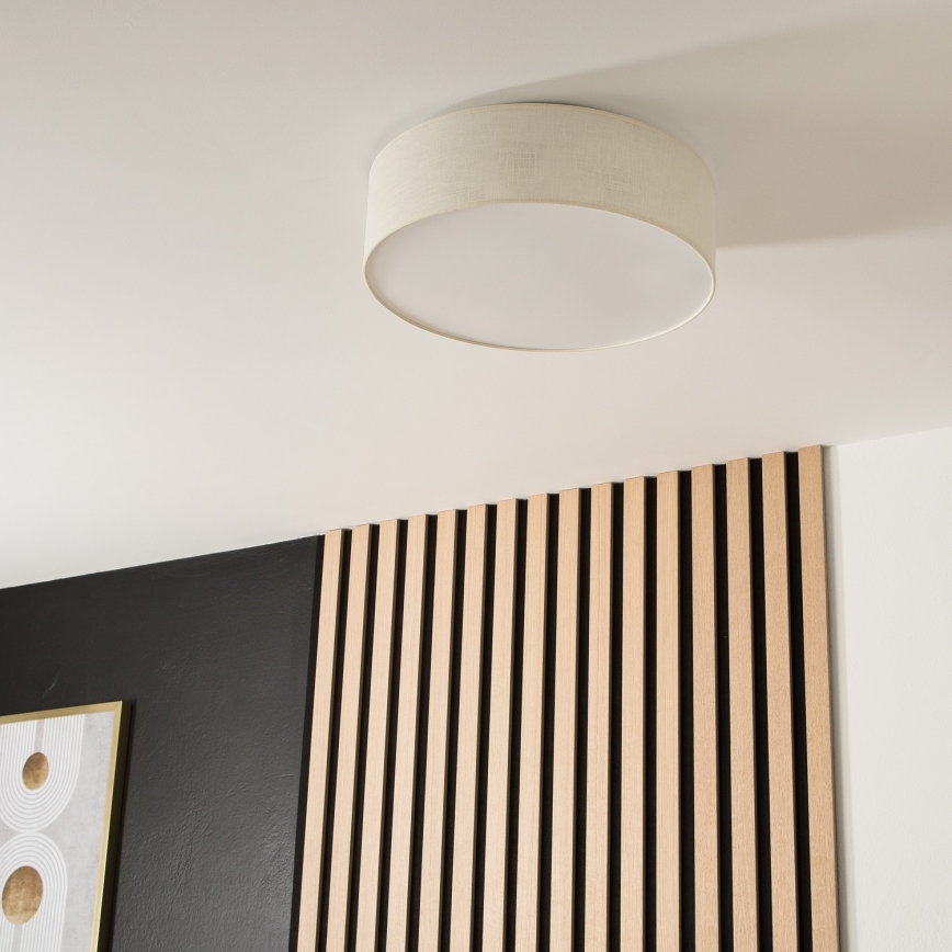 Plafoniera SIRJA 2xE27/15W/230V Ø 45 cm colore crema