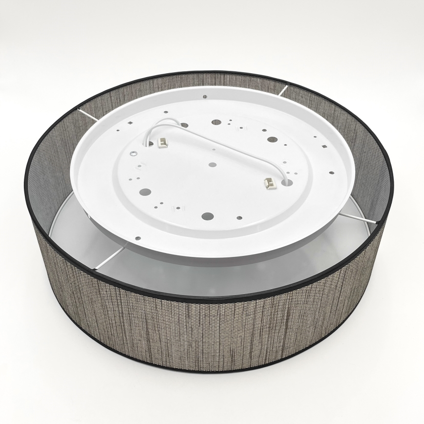 Plafoniera SIRJA 2xE27/15W/230V Ø 45 cm marrone