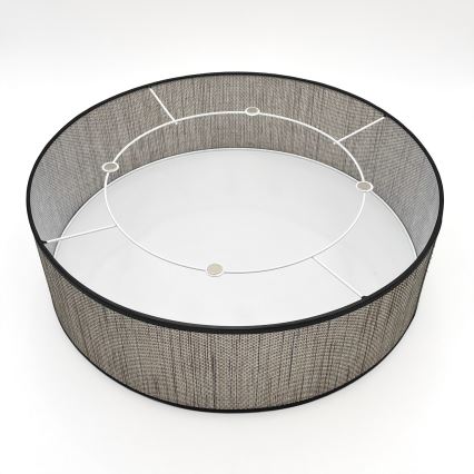 Plafoniera SIRJA 2xE27/15W/230V Ø 45 cm marrone