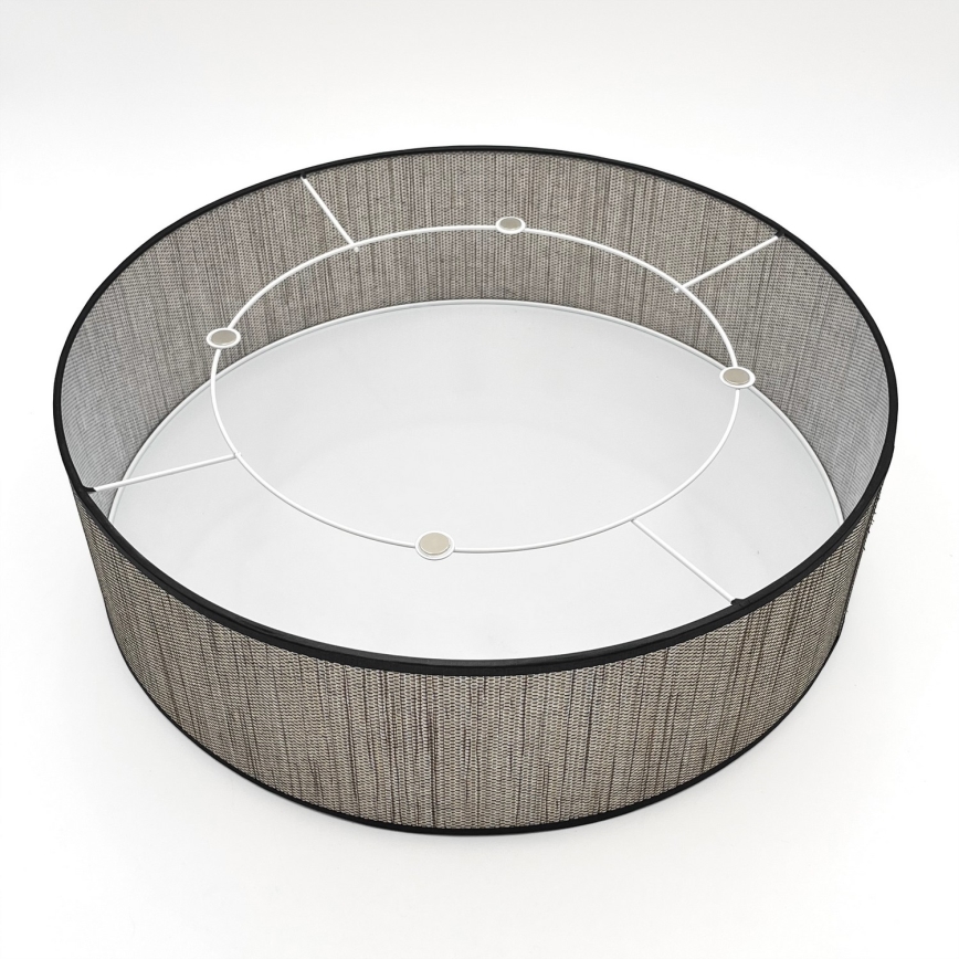 Plafoniera SIRJA 2xE27/15W/230V Ø 45 cm marrone