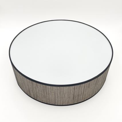 Plafoniera SIRJA 2xE27/15W/230V Ø 45 cm marrone