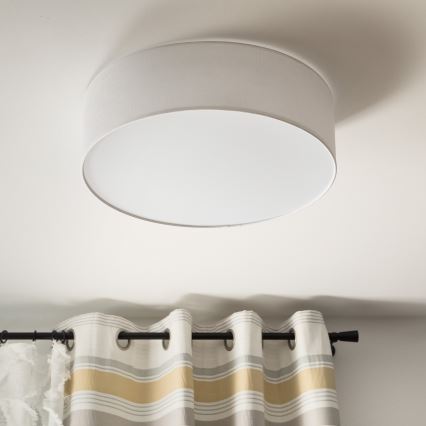 Plafoniera SIRJA 2xE27/60W/230V d. 45 cm bianco