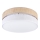 Plafoniera SIRJA BOHO 2xE27/15W/230V Ø 45 cm beige/bianco