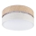Plafoniera SIRJA DOUBLE BOHO 2xE14/15W/230V Ø 35 cm beige/crema