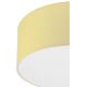 Plafoniera SIRJA PASTEL 1xE27/60W/230V diametro 35 cm giallo