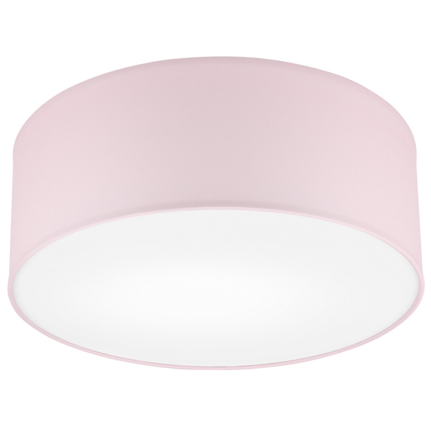 Plafoniera SIRJA PASTEL 1xE27/60W/230V diametro 35 cm rosa