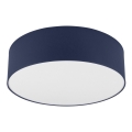 Plafoniera SIRJA PASTEL 2xE27/15W/230V Ø 45 cm blu scuro