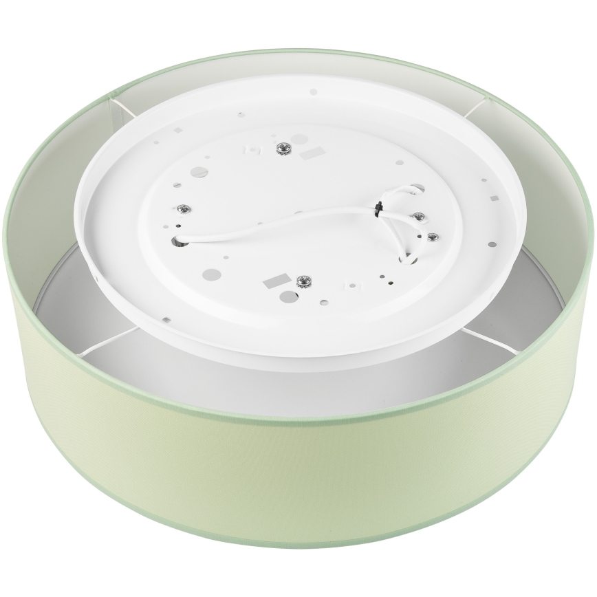 Plafoniera SIRJA PASTEL DOUBLE 4xE27/15W/230V diametro 45 cm verde