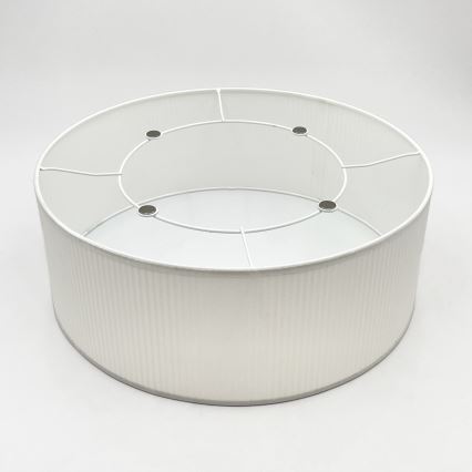 Plafoniera SIRJA PLISADO 2xE27/15W/230V Ø 35 cm bianca