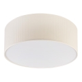 Plafoniera SIRJA PLISADO 2xE27/15W/230V Ø 35 cm crema