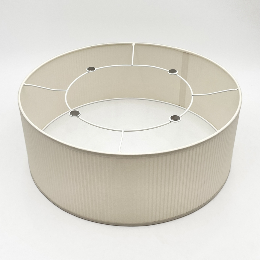 Plafoniera SIRJA PLISADO 2xE27/15W/230V Ø 35 cm crema