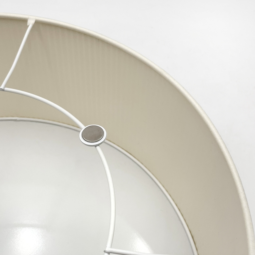 Plafoniera SIRJA PLISADO 2xE27/15W/230V Ø 35 cm crema