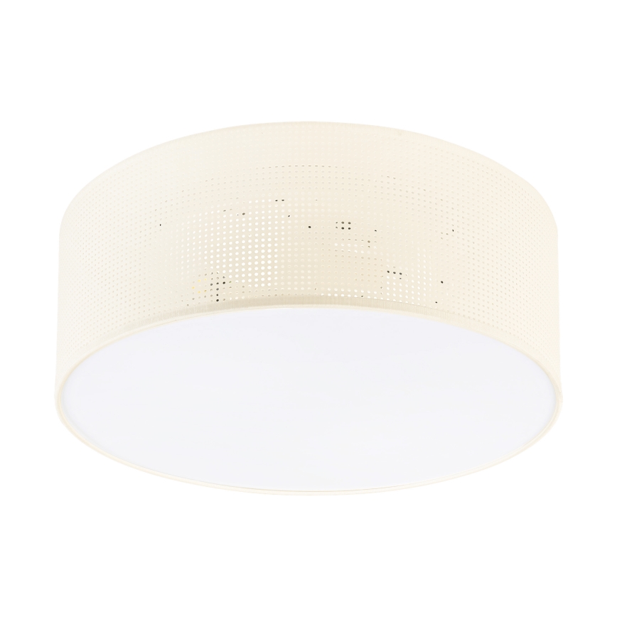Plafoniera SIRJA PLISADO 2xE27/15W/230V Ø 35 cm crema