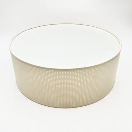 Plafoniera SIRJA PLISADO 2xE27/15W/230V Ø 35 cm crema