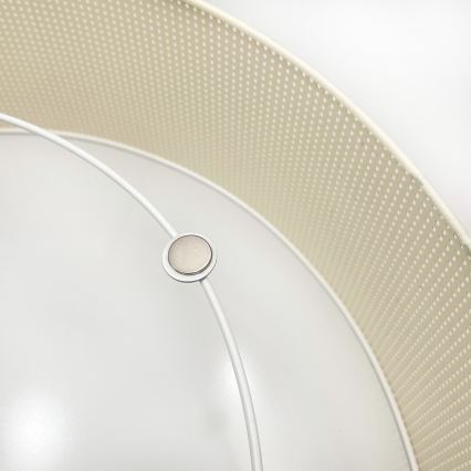Plafoniera SIRJA PLISADO 2xE27/15W/230V Ø 35 cm crema