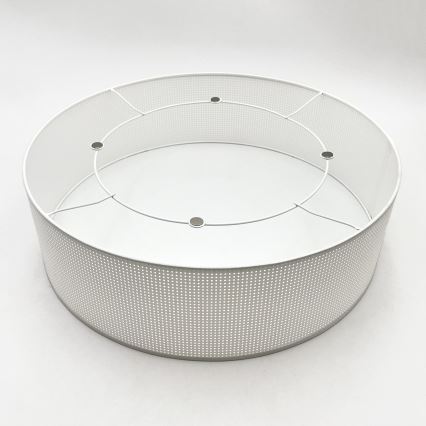 Plafoniera SIRJA PLISADO 4xE27/15W/230V Ø 45 cm bianca