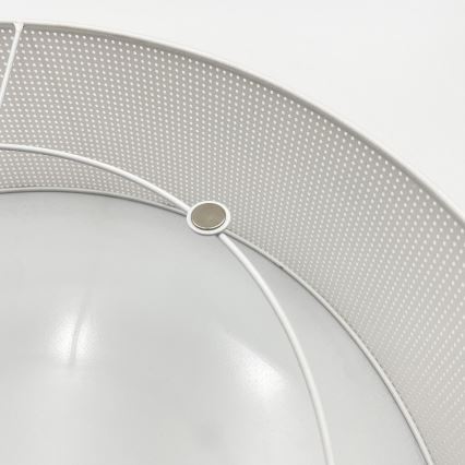Plafoniera SIRJA PLISADO 4xE27/15W/230V Ø 45 cm bianca