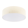 Plafoniera SIRJA PLISADO 4xE27/15W/230V Ø 45 cm colore crema