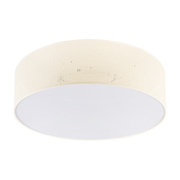 Plafoniera SIRJA PLISADO 4xE27/15W/230V Ø 45 cm colore crema