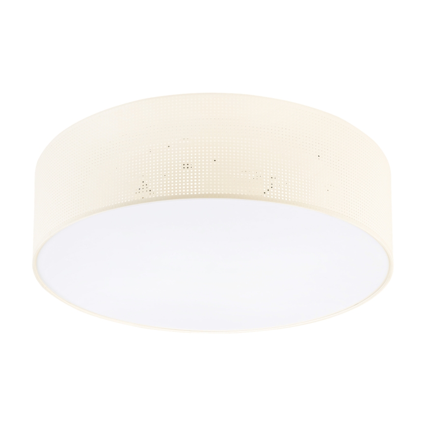 Plafoniera SIRJA PLISADO 4xE27/15W/230V Ø 45 cm colore crema