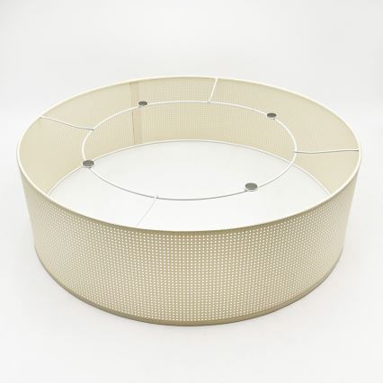 Plafoniera SIRJA PLISADO 4xE27/15W/230V Ø 45 cm colore crema