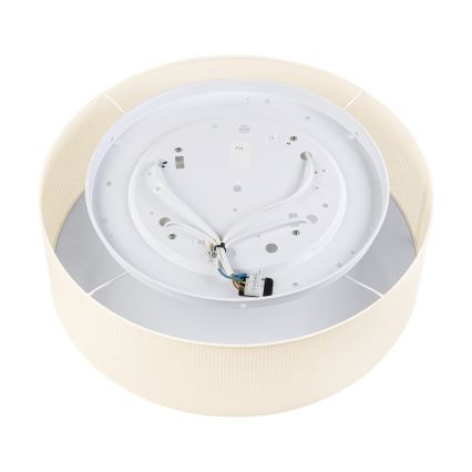 Plafoniera SIRJA PLISADO 4xE27/15W/230V Ø 45 cm colore crema