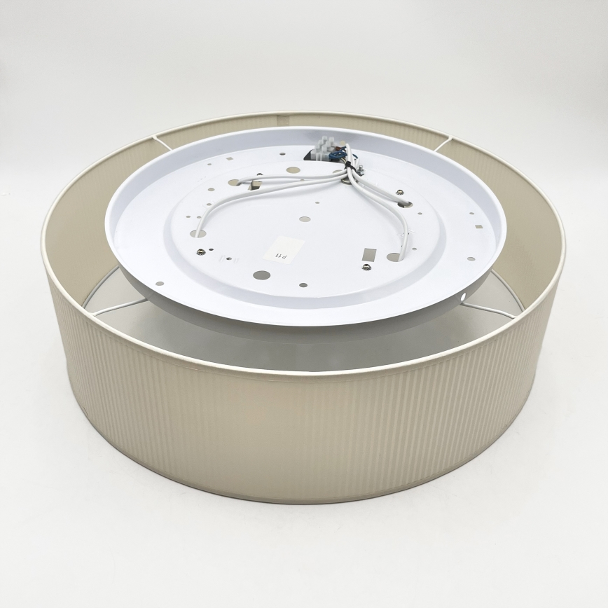 Plafoniera SIRJA PLISADO 4xE27/15W/230V Ø 45 cm crema