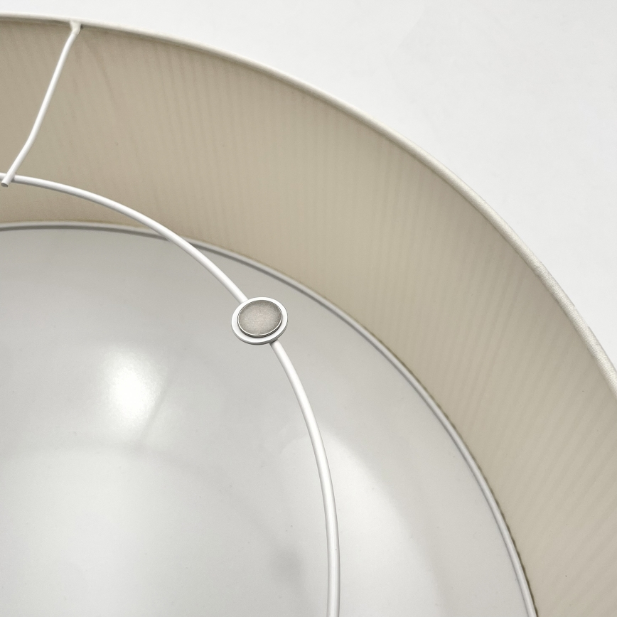 Plafoniera SIRJA PLISADO 4xE27/15W/230V Ø 45 cm crema