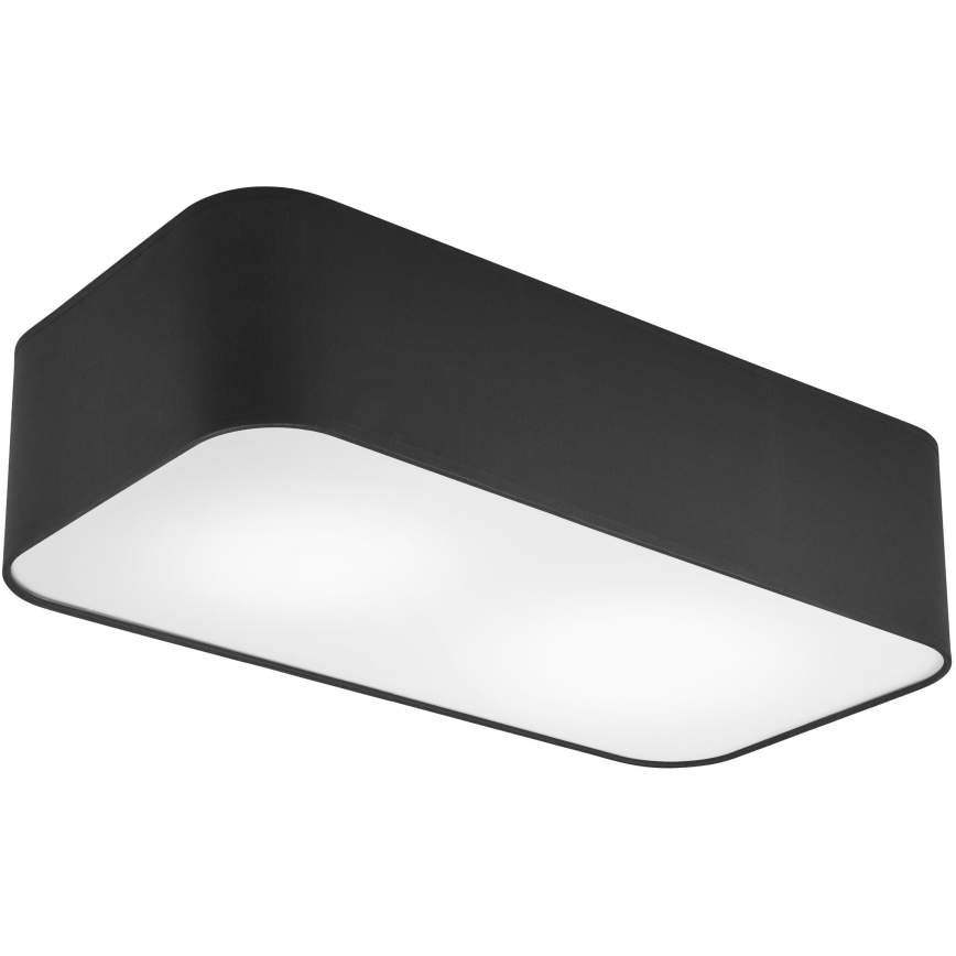 Plafoniera SIRJA SQUARE 2xE27/15W/230V nero