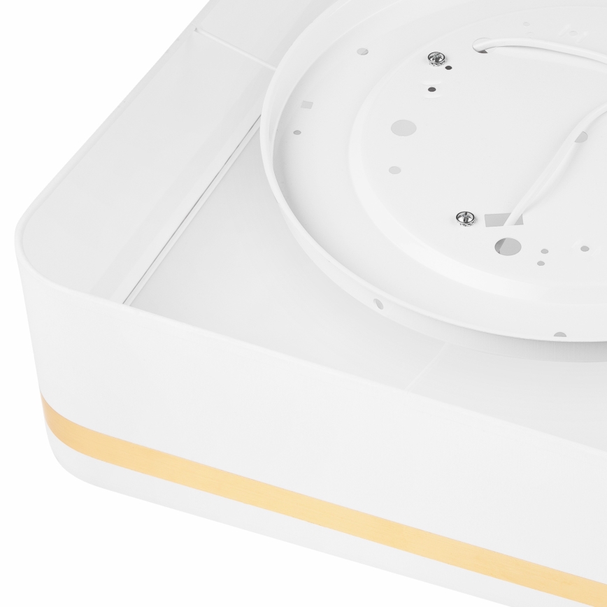 Plafoniera SIRJA SQUARE 4xE27/60W/230V 45x45 cm bianco