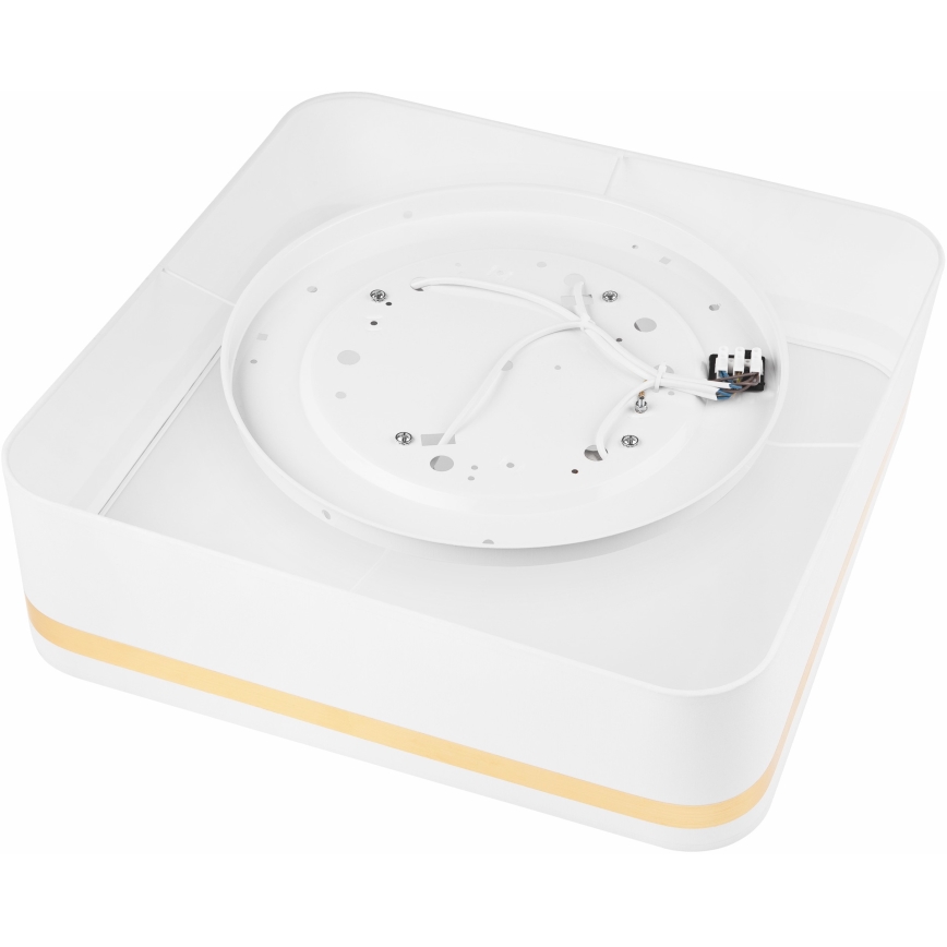 Plafoniera SIRJA SQUARE 4xE27/60W/230V 45x45 cm bianco