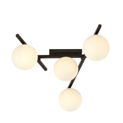 Plafoniera SMART 4xE14/10W/230V nero/bianco