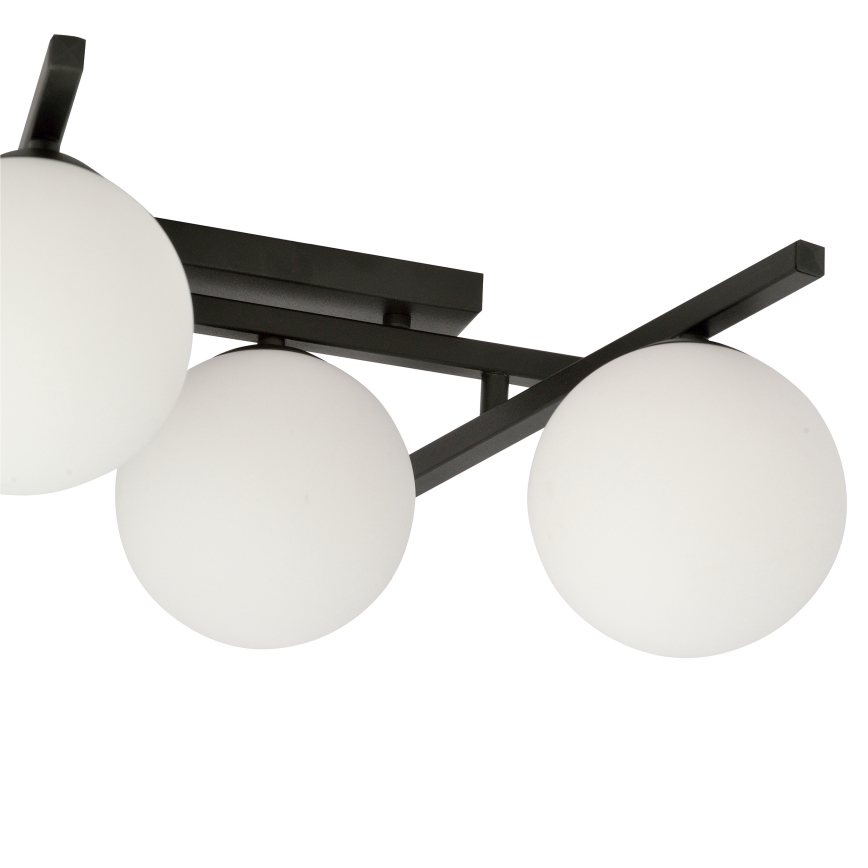 Plafoniera SMART 4xE14/10W/230V nero/bianco