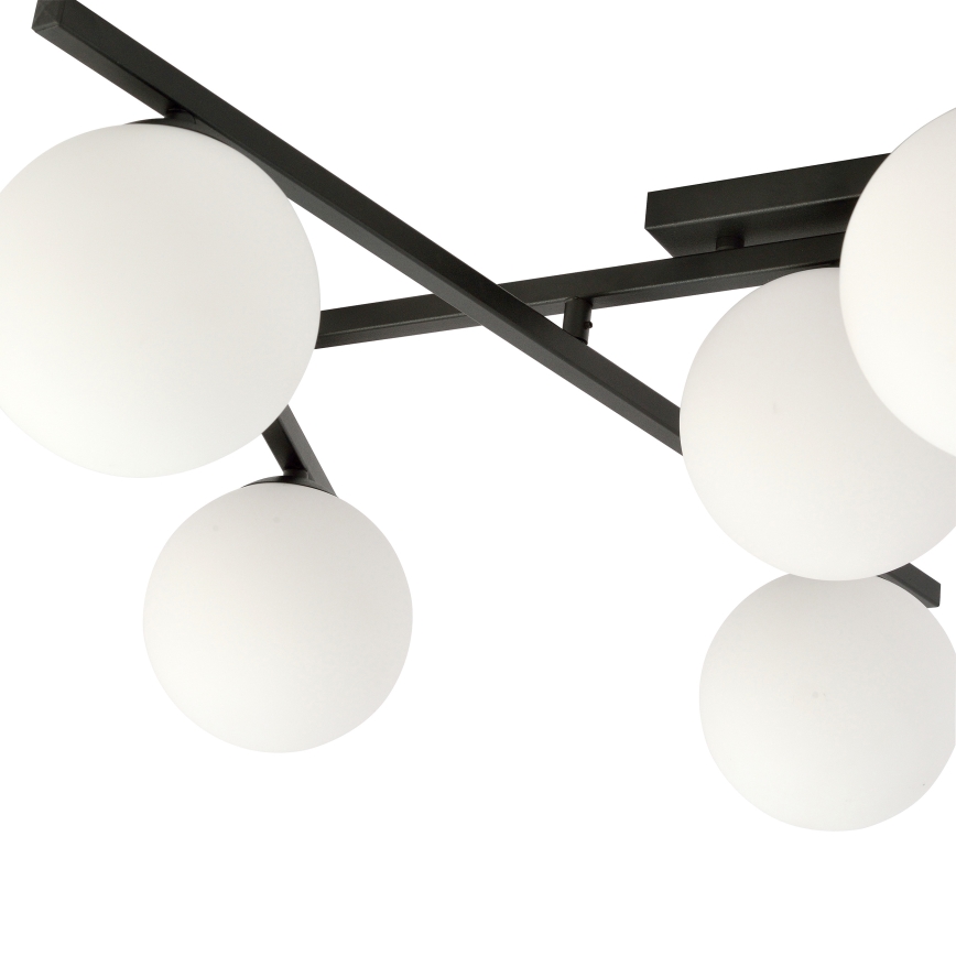 Plafoniera SMART 4xE14/10W/230V nero/bianco