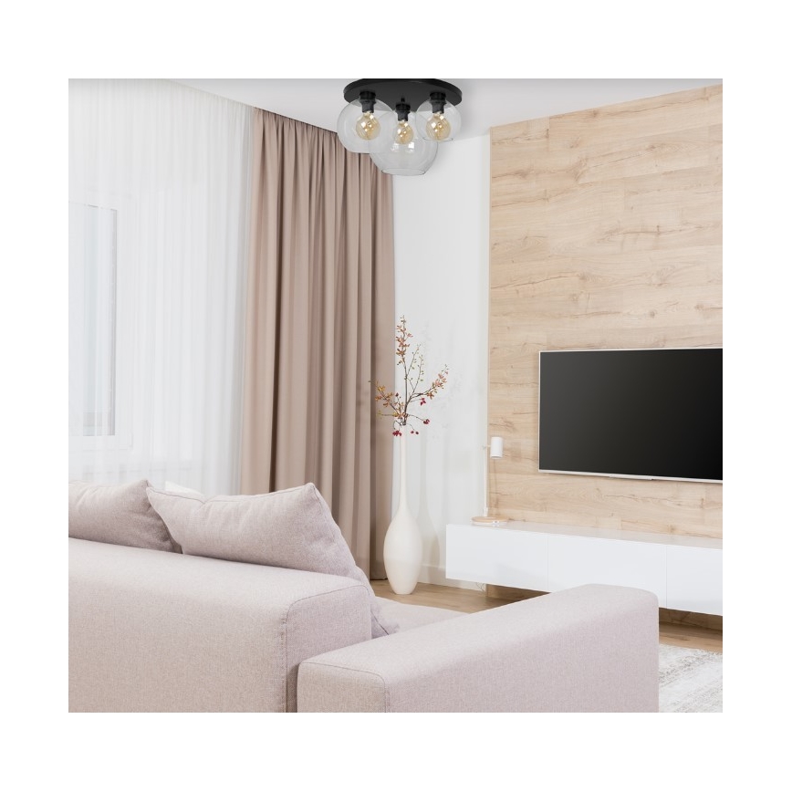 Plafoniera SOFIA 3xE27/60W/230V limpido