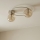 Plafoniera SOPRA 2xE14/10W/230V beige/fumé