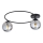 Plafoniera SOPRA 2xE14/10W/230V nero