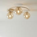 Plafoniera SOPRA 3xE14/10W/230V beige/fumé