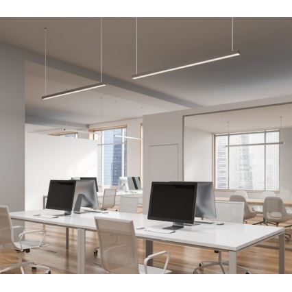 Plafoniera/sospensione LED da soffitto KOLINE LED/40W/230V 3000/4000/6500K 120 cm bianca