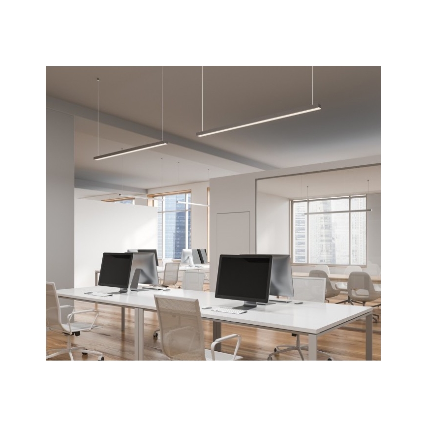 Plafoniera/sospensione LED da soffitto KOLINE LED/40W/230V 3000/4000/6500K 120 cm bianca