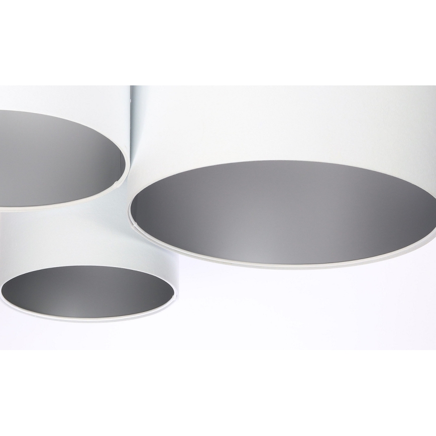Plafoniera SPACE 3xE27/60W/230V bianco/argento