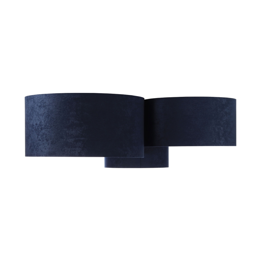 Plafoniera SPACE 3xE27/60W/230V blu/oro