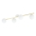 Plafoniera SPLENDI 4xE14/10W/230V bianco/oro