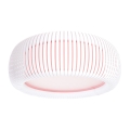 Plafoniera STRIPES 2xE27/40W/230V Ø 55 cm bianco/rosa