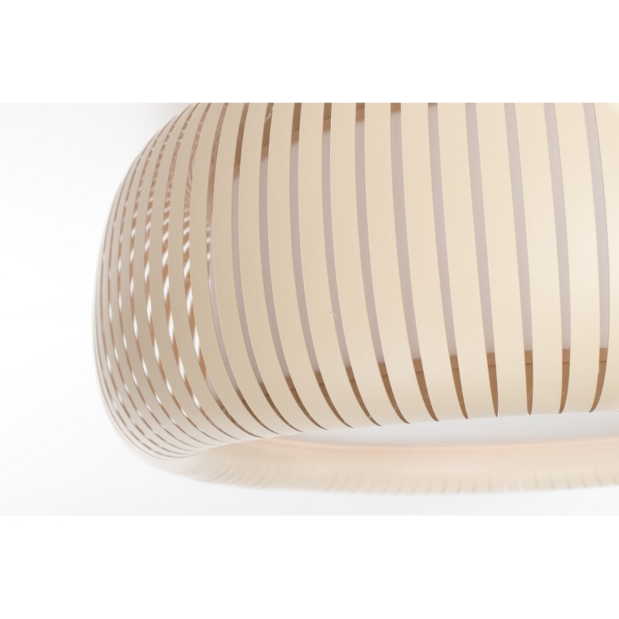 Plafoniera STRIPES 2xE27/40W/230V Ø 55 cm crema/bianco